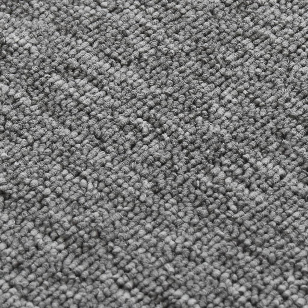 vidaXL Tapis d'escalier antidérapants 15pcs 60x25cm Gris Rectangulaire