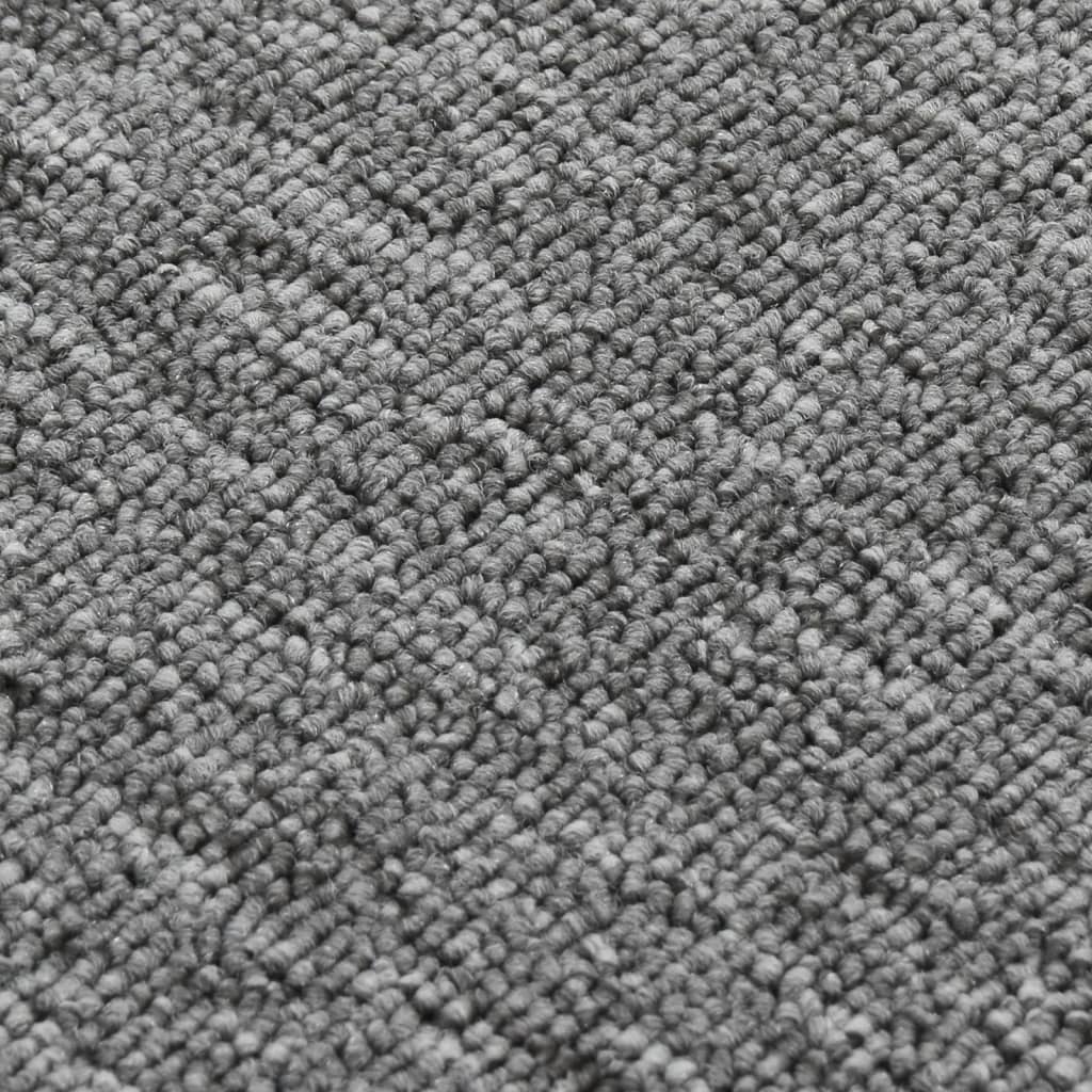 vidaXL Tapis d'escalier antidérapants 15pcs 75x20cm Gris Rectangulaire