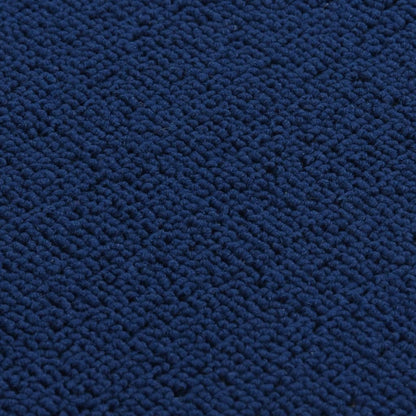 vidaXL Tapis d'escalier 15 pcs 70x20 cm Bleu marine Rectangulaire