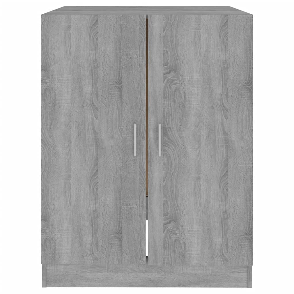vidaXL Meuble pour machine à laver Sonoma gris 71x71,5x91,5 cm