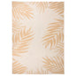 vidaXL Tapis à tissage plat d'extérieur 200x280 cm Motif de feuille