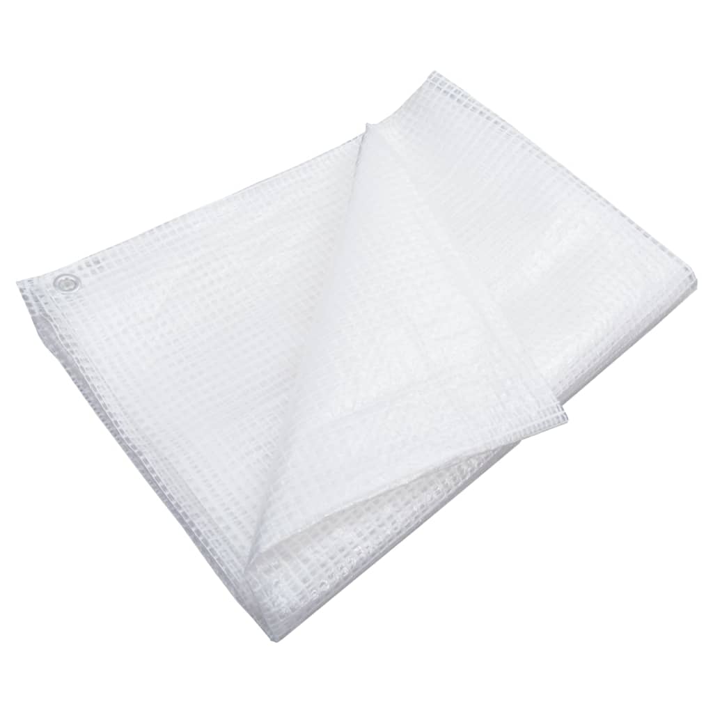 vidaXL Bâche de gaze 140 g/m² 4x6 m Blanc