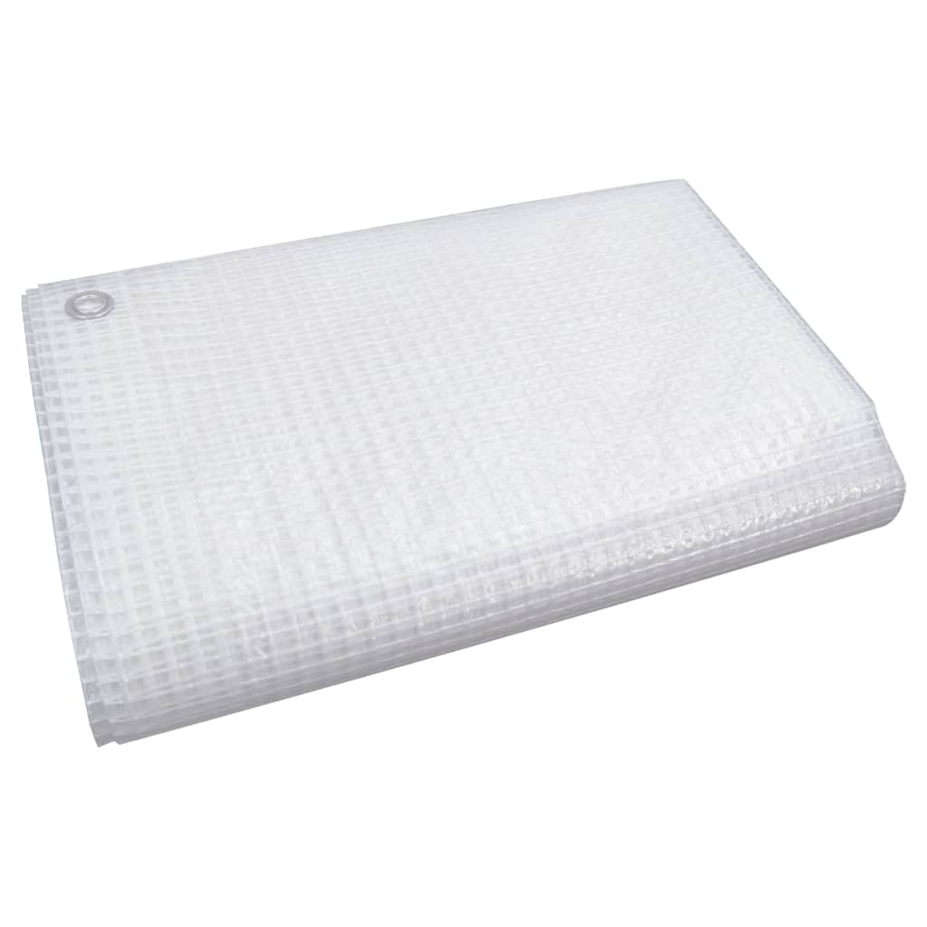 vidaXL Bâche de gaze 140 g/m² 6x8 m Blanc