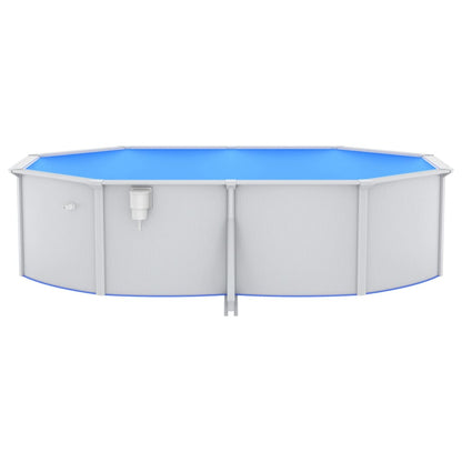 vidaXL Piscine avec pompe filtrante à sable 490x360x120 cm