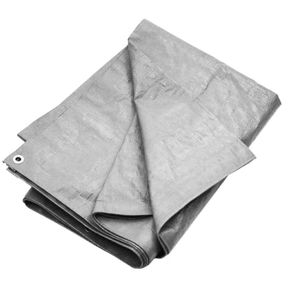 vidaXL Bâche 180 g/m² 4x6 m Gris PEHD