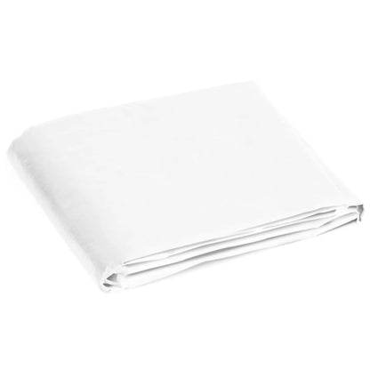 vidaXL Bâche 180 g/m² 6x8 m Blanc PEHD