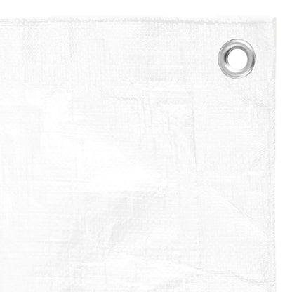 vidaXL Bâche 180 g/m² 6x8 m Blanc PEHD