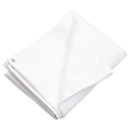 vidaXL Bâche 260 g/m² 4x6 m Blanc PEHD