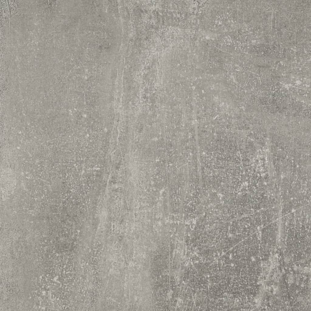 vidaXL Bureau avec tiroir et armoire Gris béton 100x40x73 cm