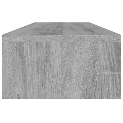 vidaXL Support de moniteur Sonoma gris 100x24x13 cm Bois d'ingénierie