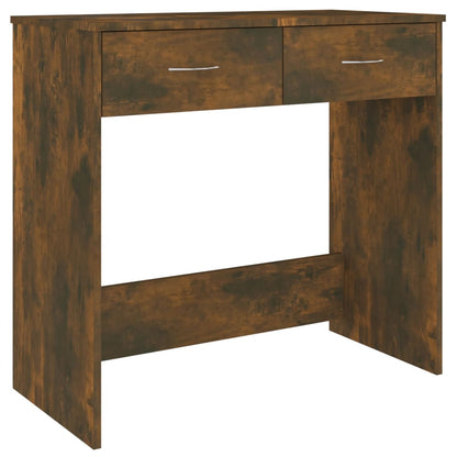 vidaXL Bureau Chêne fumé 80x40x75 cm Bois d'ingénierie