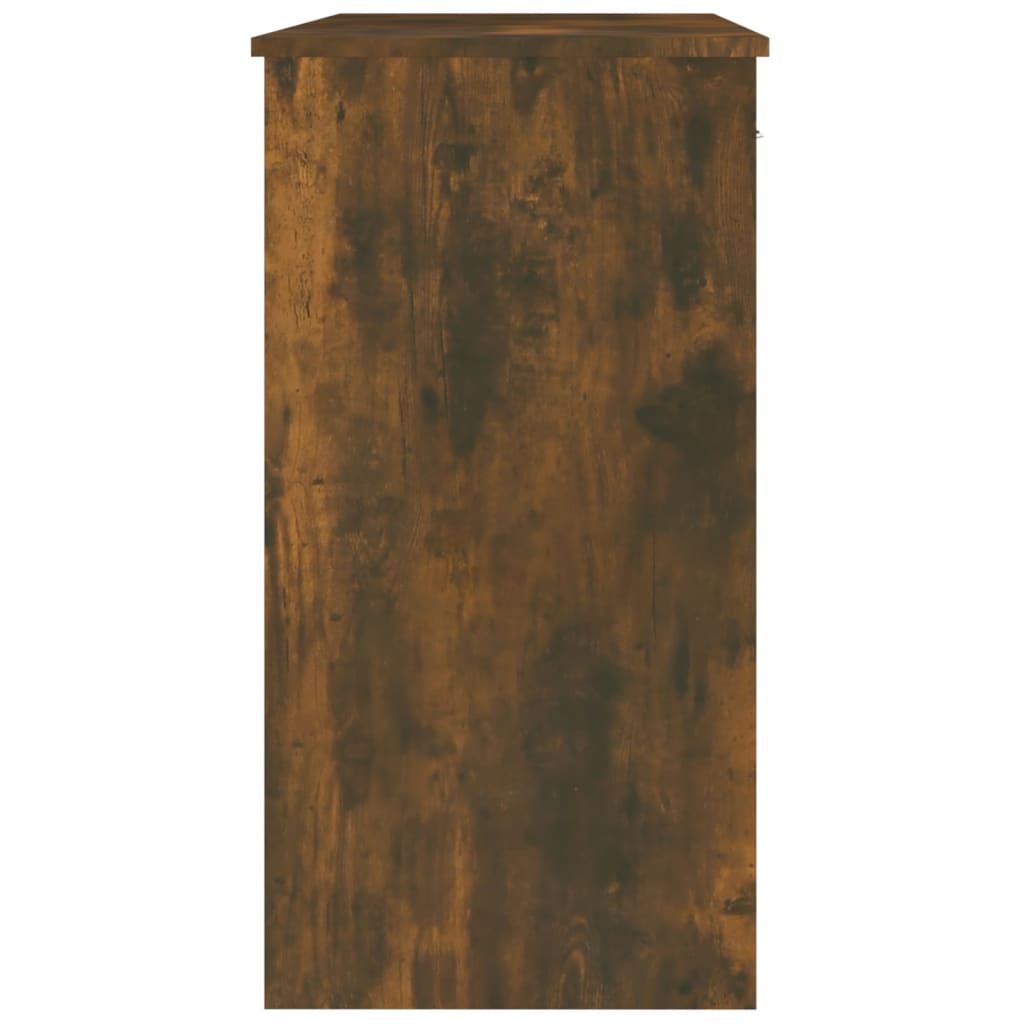 vidaXL Bureau Chêne fumé 80x40x75 cm Bois d'ingénierie