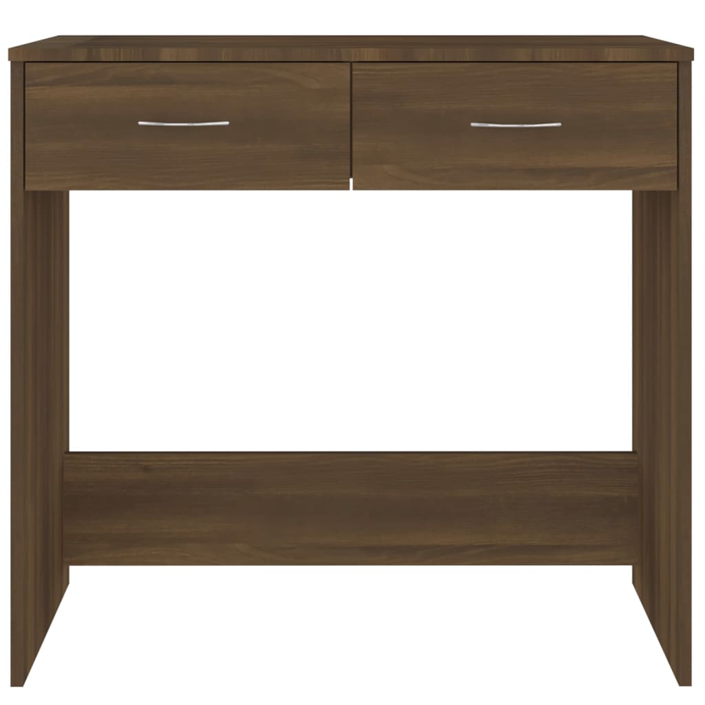 vidaXL Bureau Chêne marron 80x40x75 cm Bois d'ingénierie