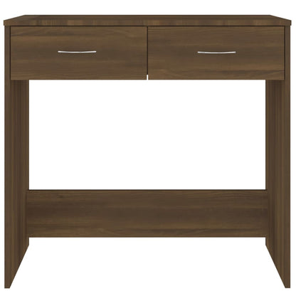 vidaXL Bureau Chêne marron 80x40x75 cm Bois d'ingénierie