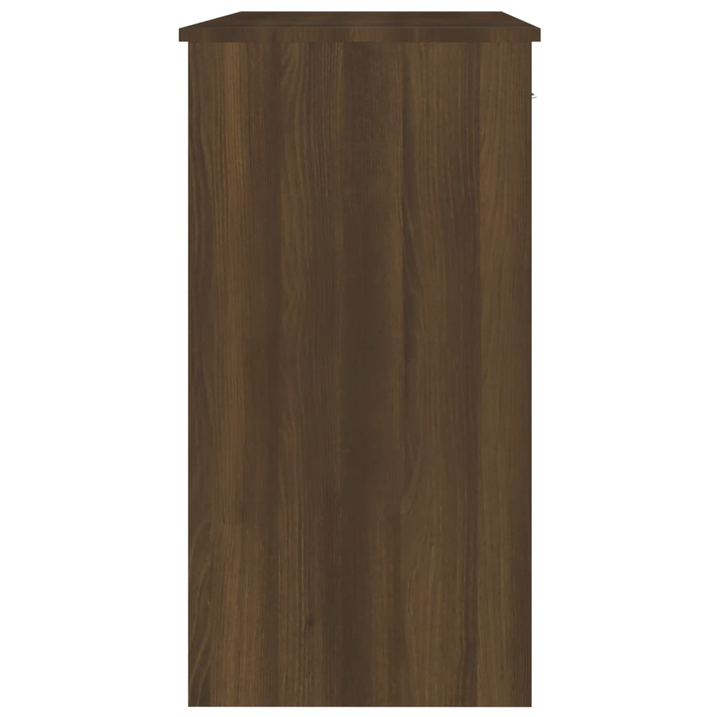 vidaXL Bureau Chêne marron 80x40x75 cm Bois d'ingénierie