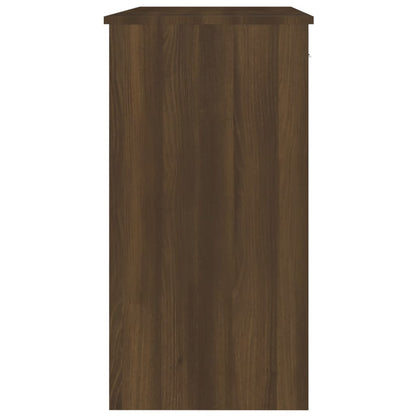 vidaXL Bureau Chêne marron 80x40x75 cm Bois d'ingénierie