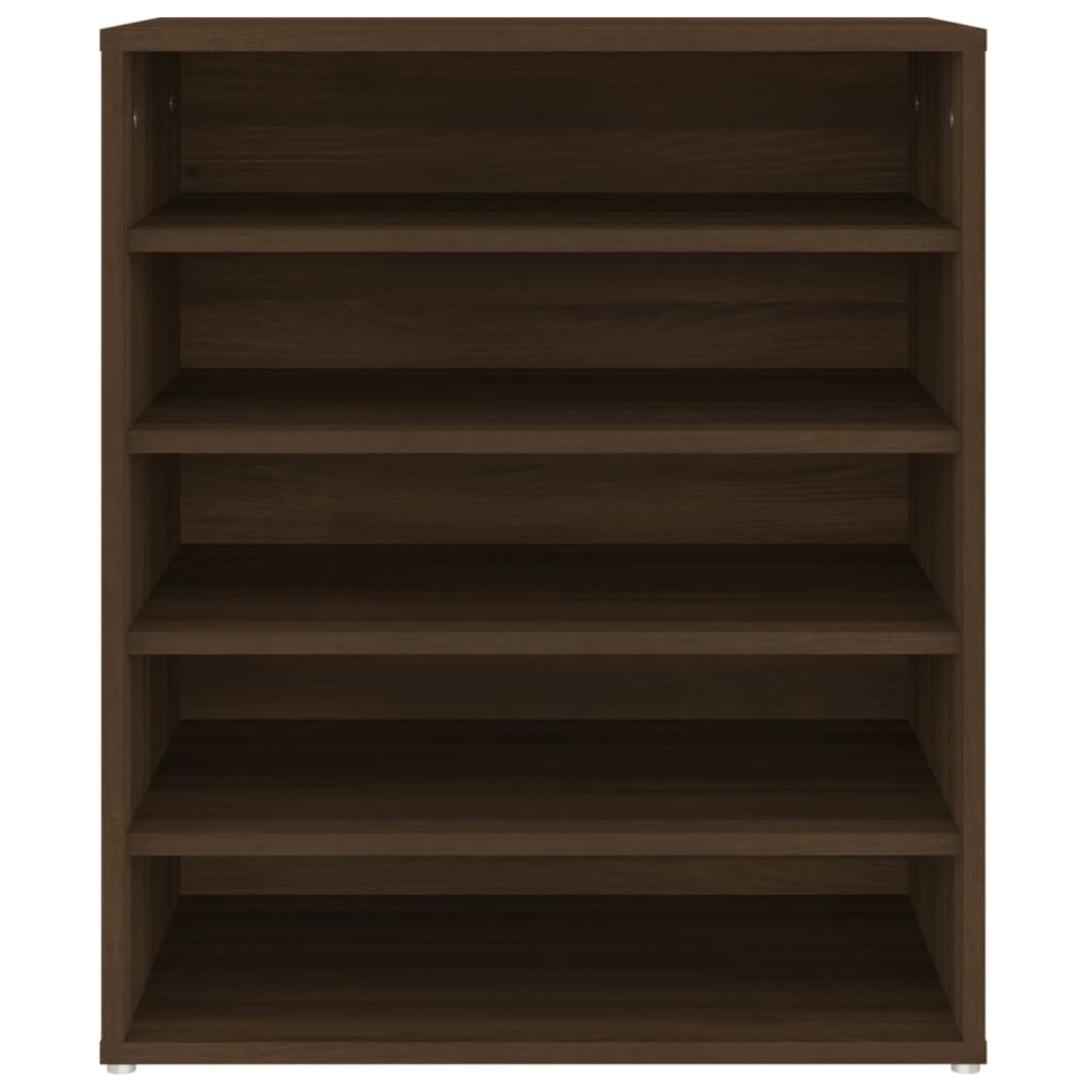 vidaXL Meuble à chaussures Chêne marron 60x35x70 cm Bois d'ingénierie