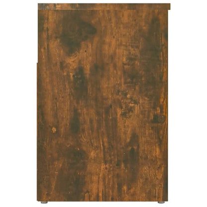 vidaXL Banc à chaussures Chêne fumé 60x30x45 cm Bois d'ingénierie