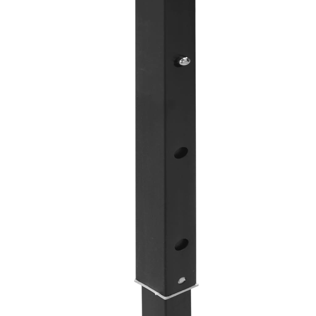 vidaXL Tente de réception pliable avec parois Anthracite 3x6 m