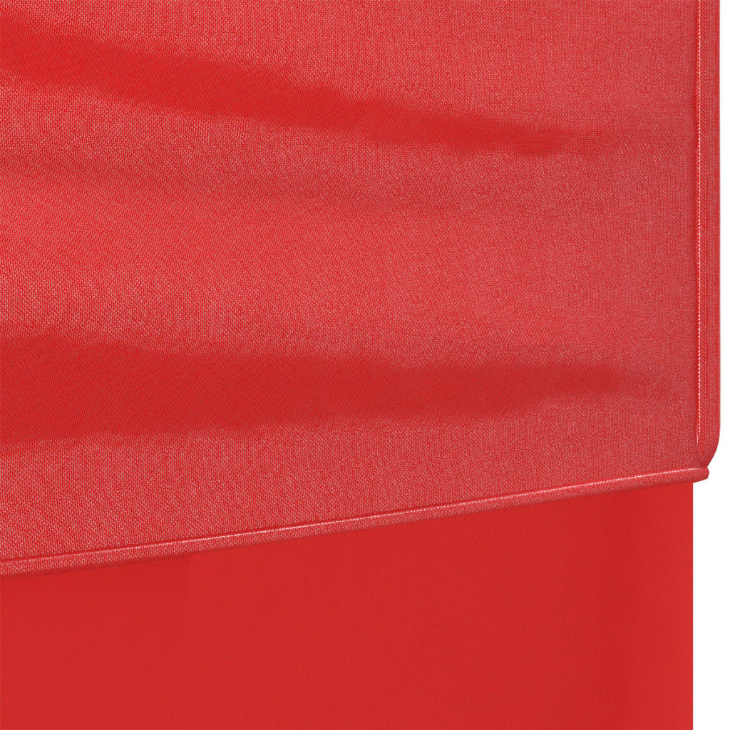 vidaXL Tente de réception pliable avec parois Rouge 3x6 m