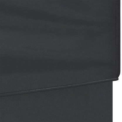 vidaXL Tente de réception pliable avec parois Anthracite 3x6 m