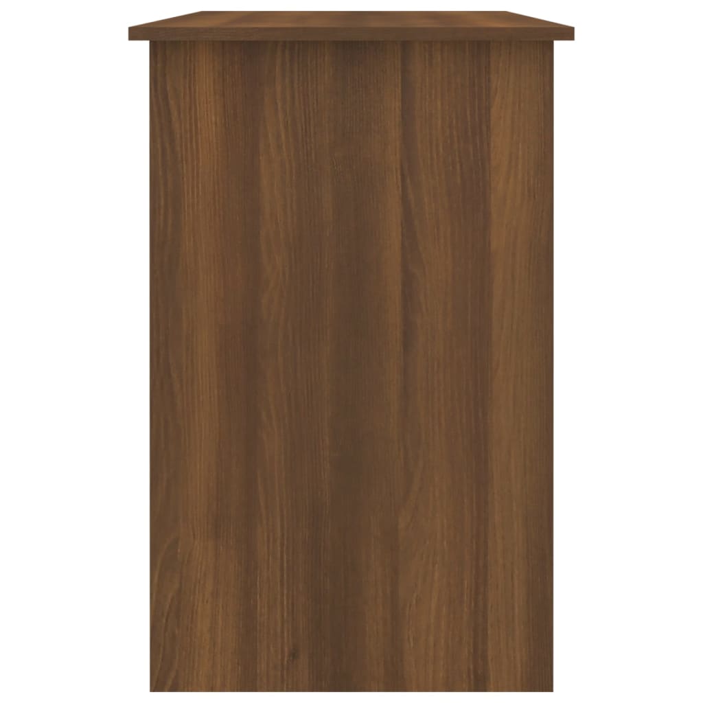 vidaXL Bureau Chêne marron 100x50x76 cm Bois d'ingénierie