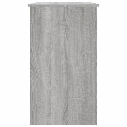 vidaXL Bureau Sonoma gris 90x45x76 cm Bois d'ingénierie
