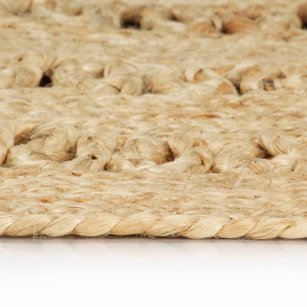 vidaXL Tapis fait à la main Jute tressée 210 cm
