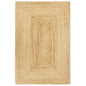 vidaXL Tapis fait à la main Jute 200x300 cm