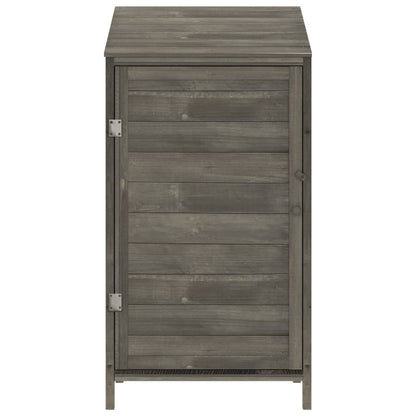 vidaXL Remise de jardin Anthracite 55x52x112 cm Bois de sapin solide