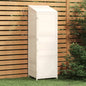 vidaXL Remise de jardin Blanc 55x52x174,5 cm Bois de sapin solide