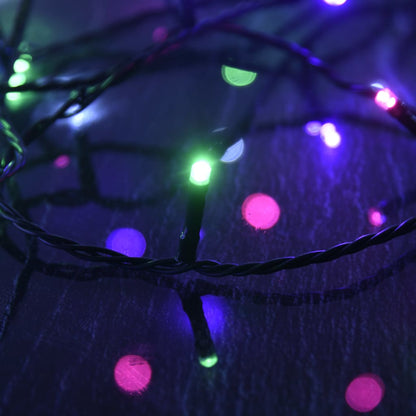 vidaXL Guirlande LED avec 150 LED Multicolore pastel 15 m PVC