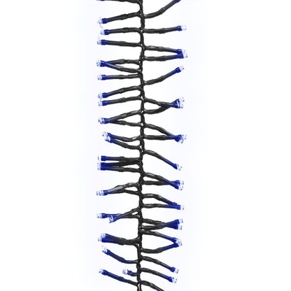 vidaXL Guirlande lumineuse à LED groupées 2000 LED Bleu 17 m PVC