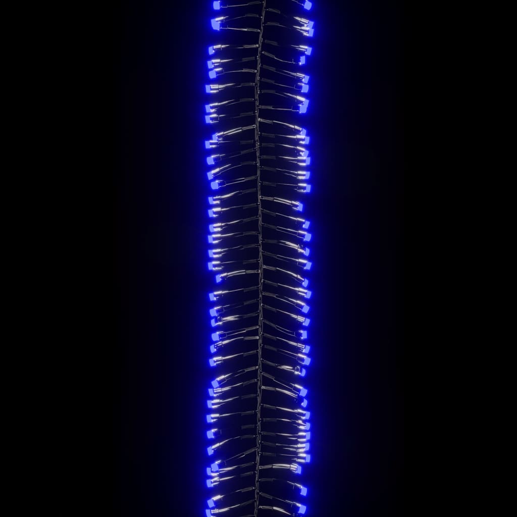 vidaXL Guirlande lumineuse à LED groupées 2000 LED Bleu 17 m PVC