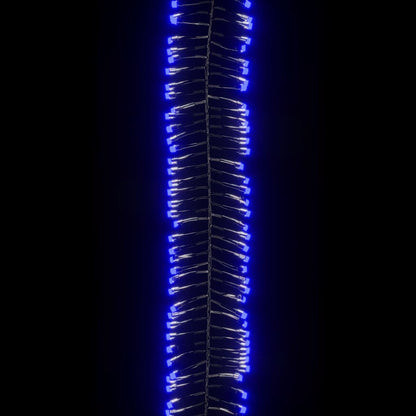 vidaXL Guirlande lumineuse à LED groupées 2000 LED Bleu 17 m PVC
