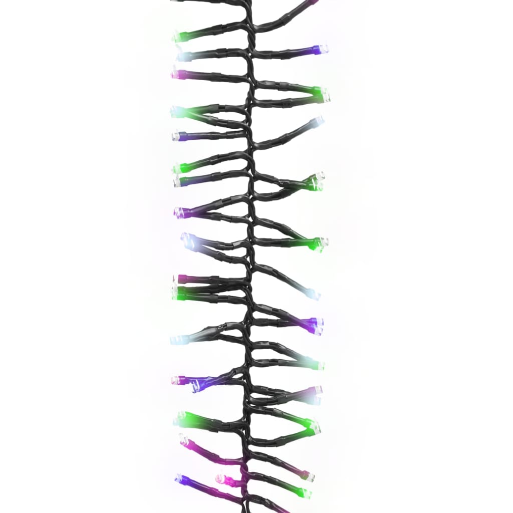 vidaXL Guirlande à LED groupées 2000 LED Multicolore pastel 17 m PVC
