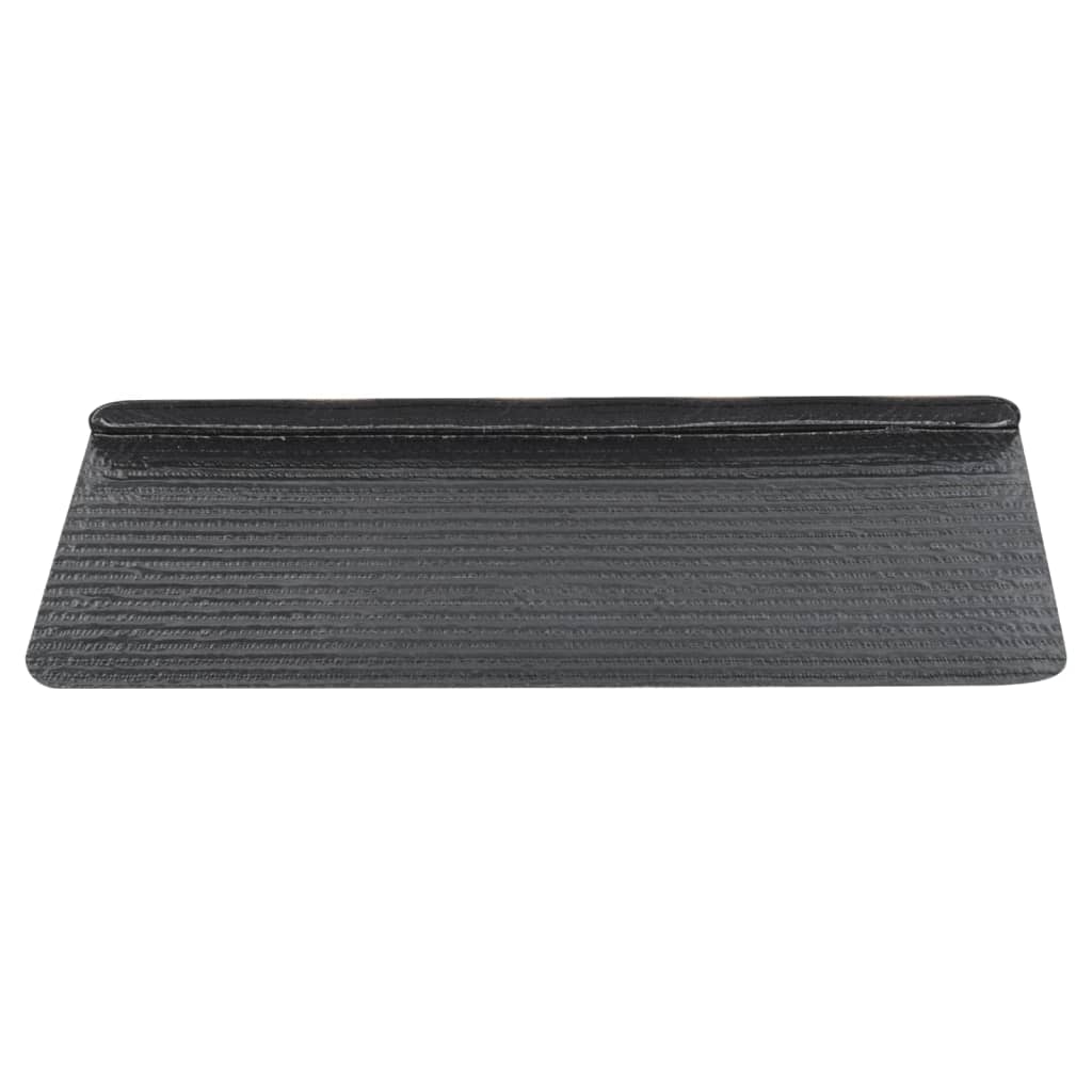 vidaXL Tapis d'escalier auto-adhésifs 15 pcs 65x24,5x3,5 cm Noir