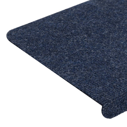 vidaXL Tapis d'escalier auto-adhésifs 15 pcs 65x24,5x3,5 cm Bleu