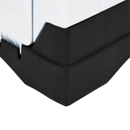 vidaXL Niche pour chien Gris 90,5x68x66 cm Polypropylène
