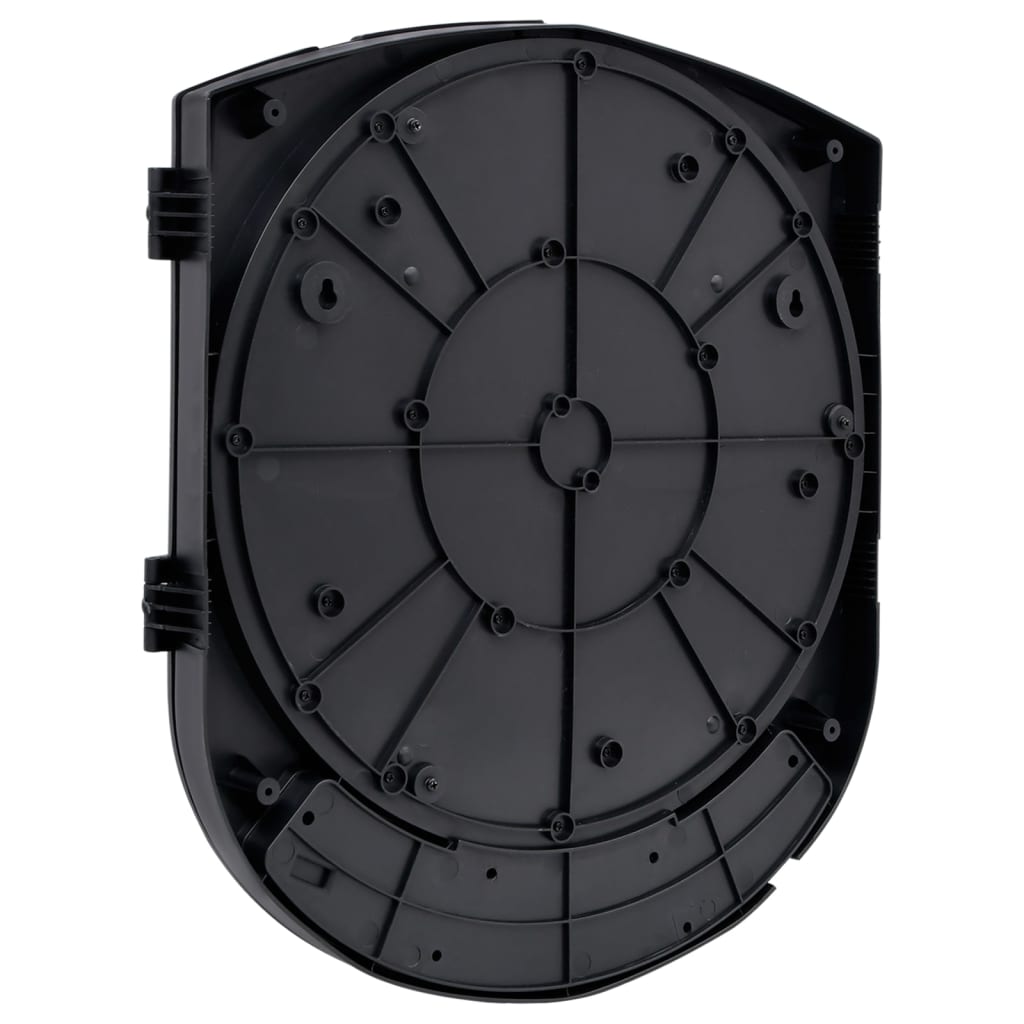 vidaXL Jeu de fléchettes électrique avec fléchettes Noir Polypropylène
