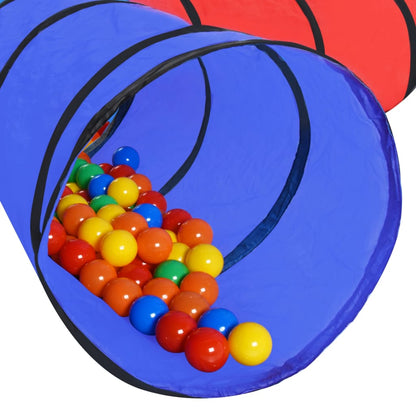vidaXL Tunnel de jeu pour enfants avec 250 balles Multicolore