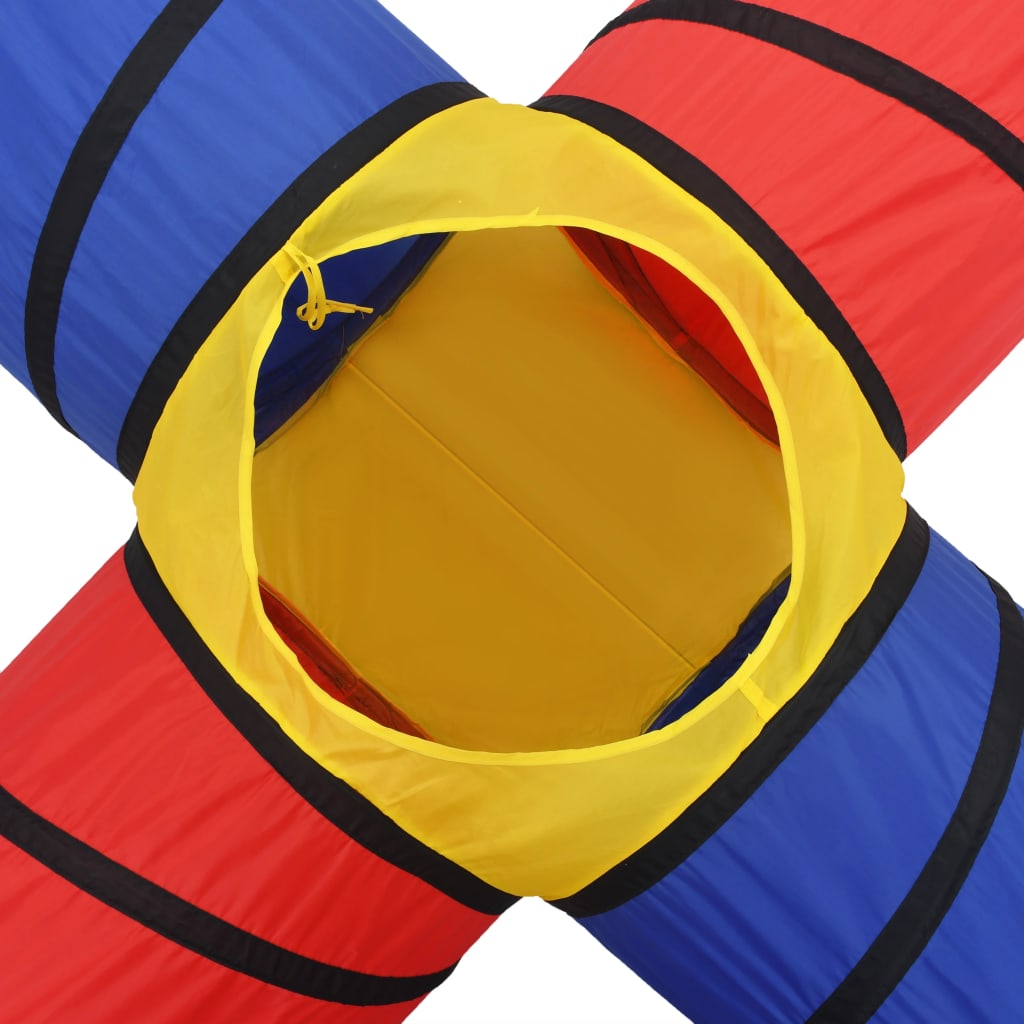 vidaXL Tunnel de jeu pour enfants avec 250 balles Multicolore