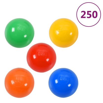 vidaXL Tunnel de jeu pour enfants avec 250 balles Multicolore