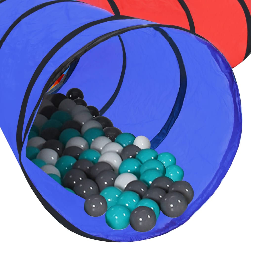 vidaXL Tunnel de jeu pour enfants avec 250 balles Multicolore