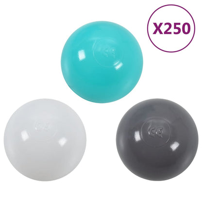 vidaXL Tunnel de jeu pour enfants avec 250 balles Multicolore