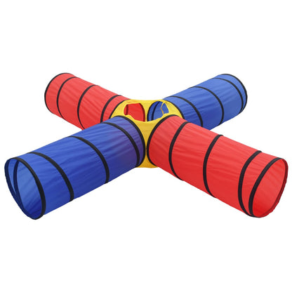 vidaXL Tunnel de jeu pour enfants avec 250 balles Multicolore