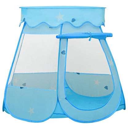 vidaXL Tente de jeu pour enfants avec 250 balles Bleu 102x102x82 cm