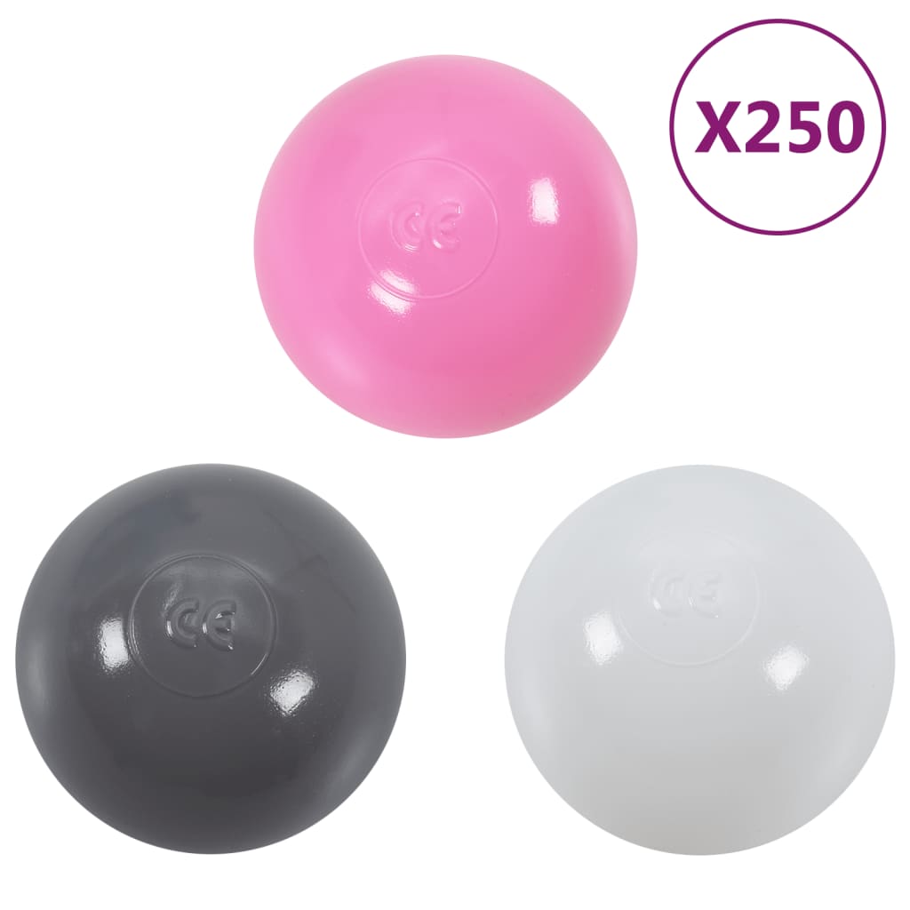 vidaXL Tente de jeu pour enfants avec 250 balles Bleu 102x102x82 cm