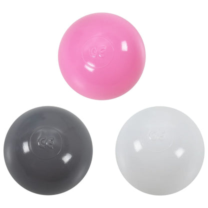 vidaXL Tente de jeu pour enfants avec 250 balles Rose 102x102x82 cm