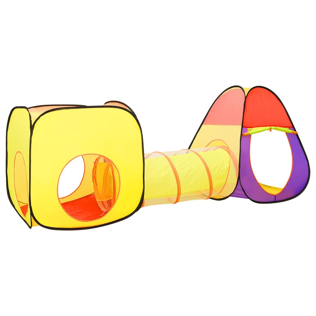vidaXL Tente de jeu pour enfants 250 balles Multicolore 255x80x100 cm